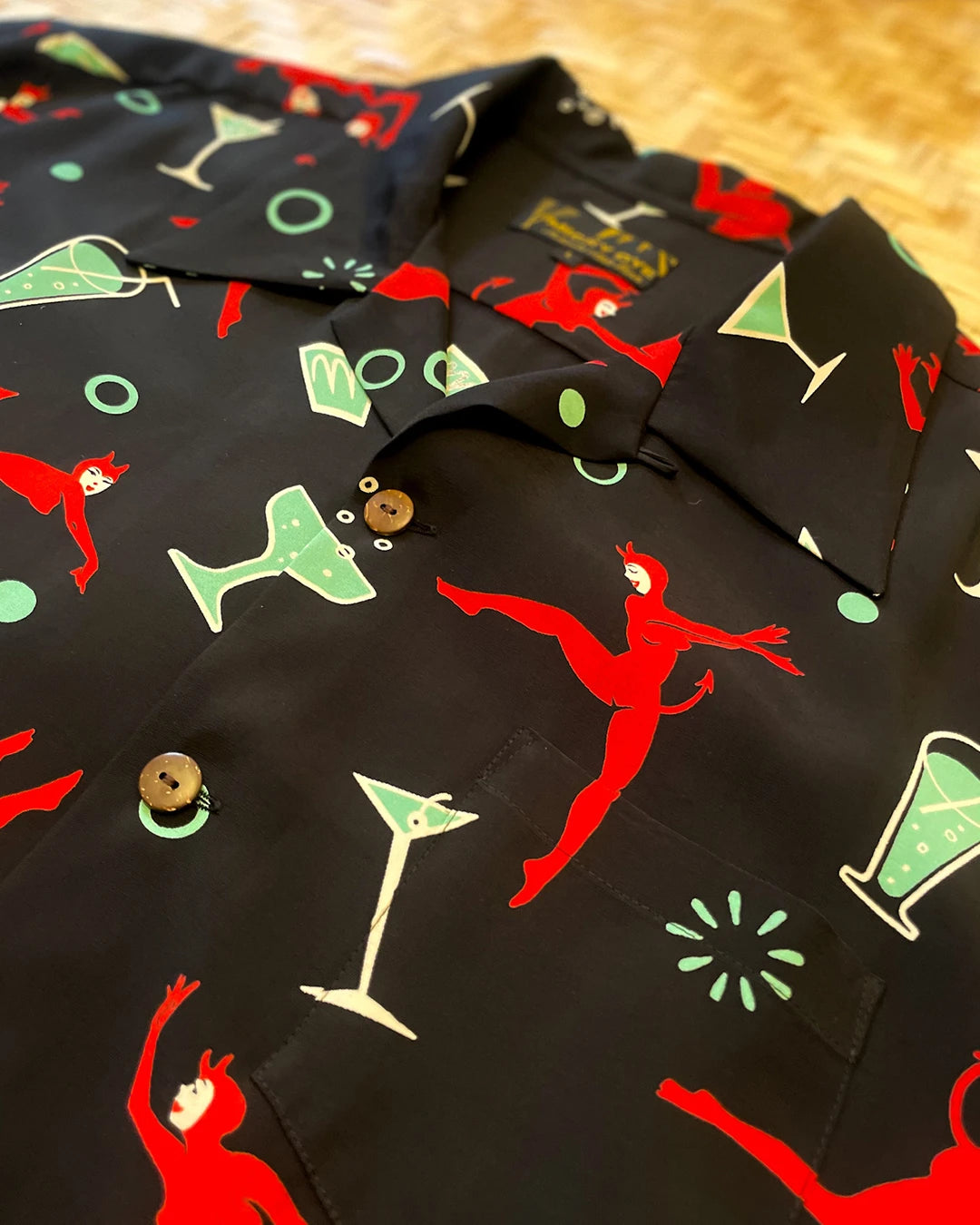 Devils & Drinks Hawaiian Shirt